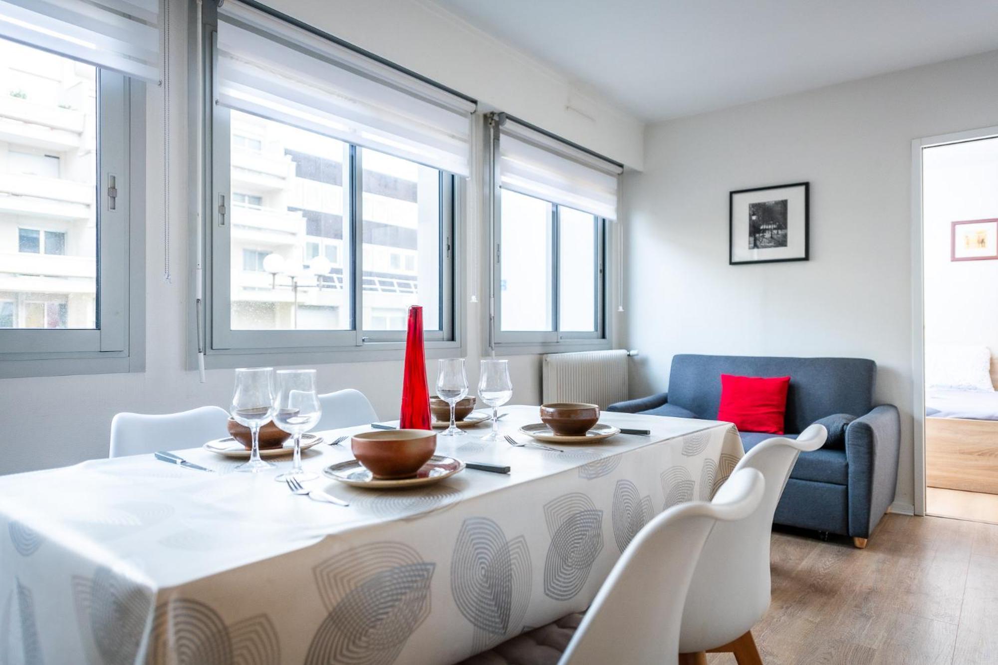 Aux Jardins De L'Hotel De Ville - Appartement Hypercentre Avec Parking Prive Rouen Eksteriør billede