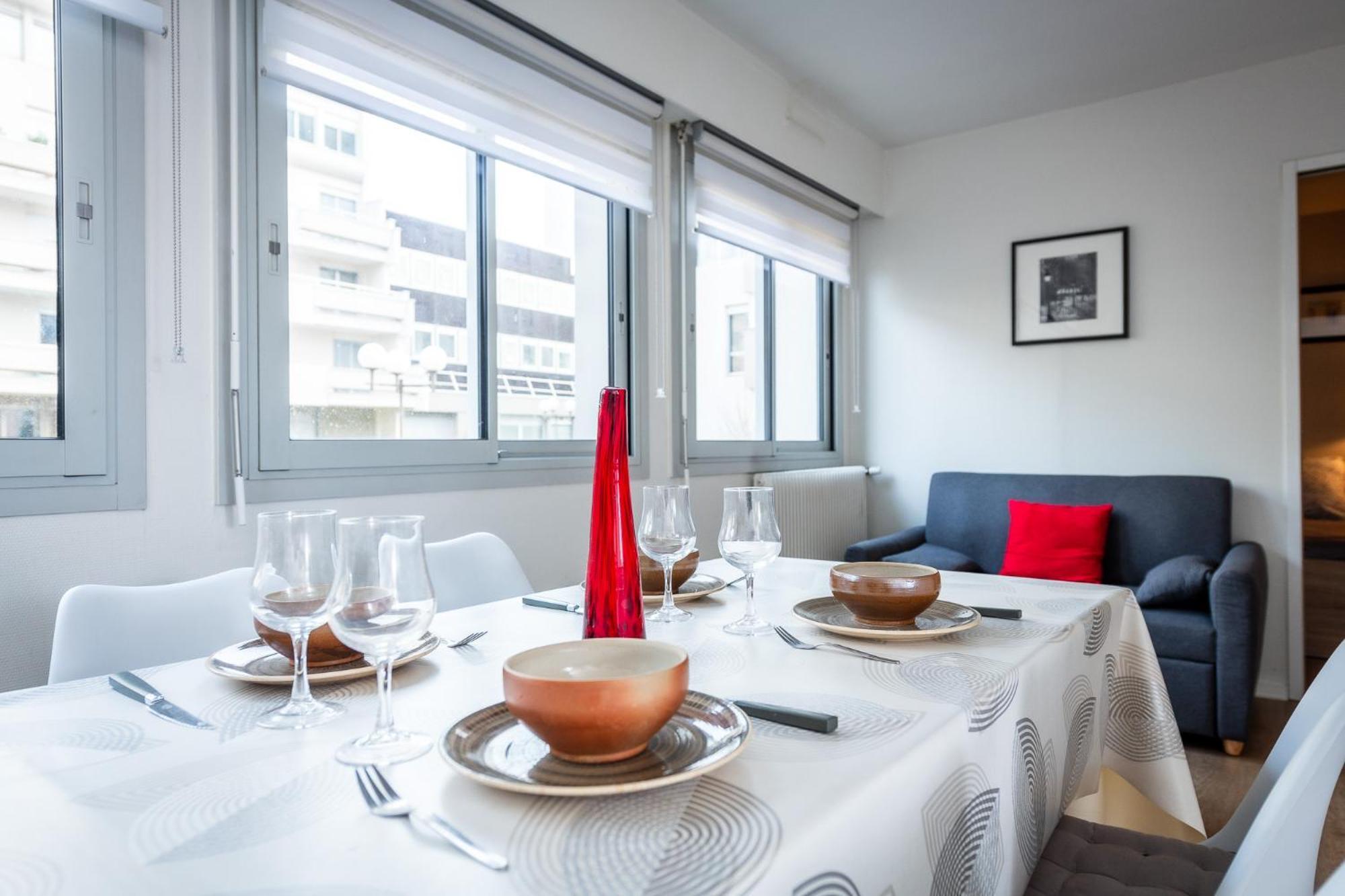 Aux Jardins De L'Hotel De Ville - Appartement Hypercentre Avec Parking Prive Rouen Eksteriør billede